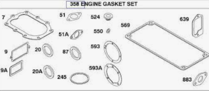 Briggs & Stratton® Gasket Set (299101)