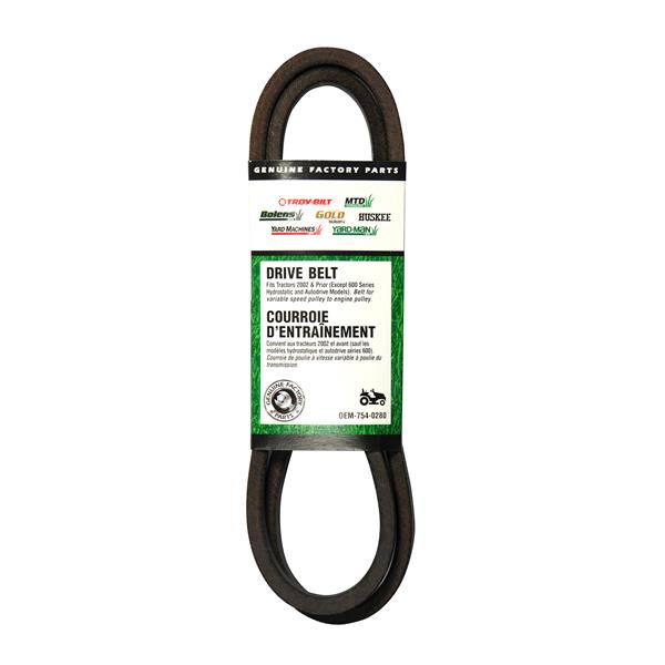 MTD® DRIVE BELT 300 / 400 / 600 SERIES RIDER (OEM - 754 - 0280)