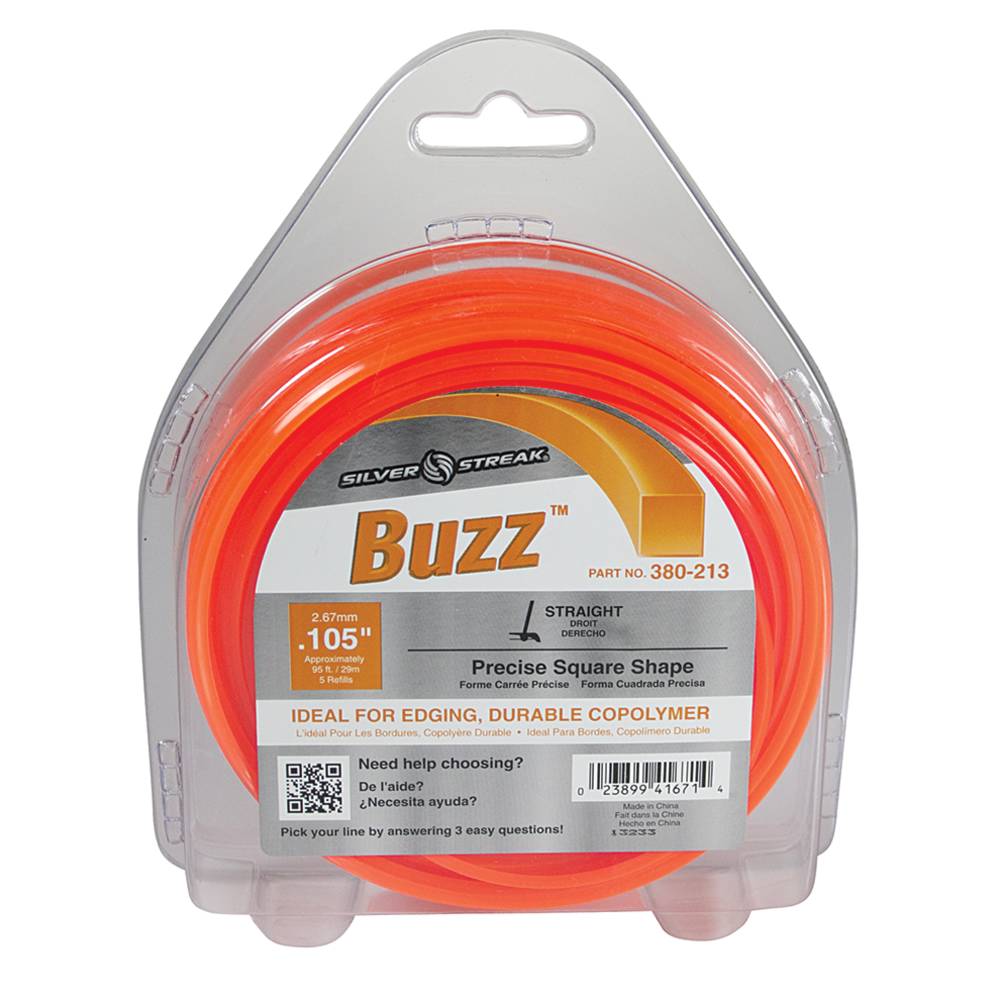 Stens® Silver Streak Buzz Trimmer Line (380-213)