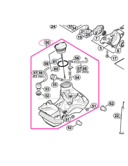 STIHL® Fuel Tank (41493500414)