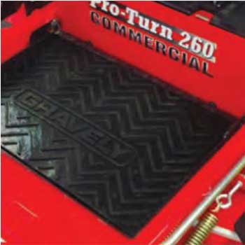 Ariens-Gravely® Rubber Floor Mat Kit (79213100)