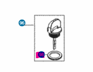 MTD® Oil Dipstick O-Ring 751-10617 (951-11734)
