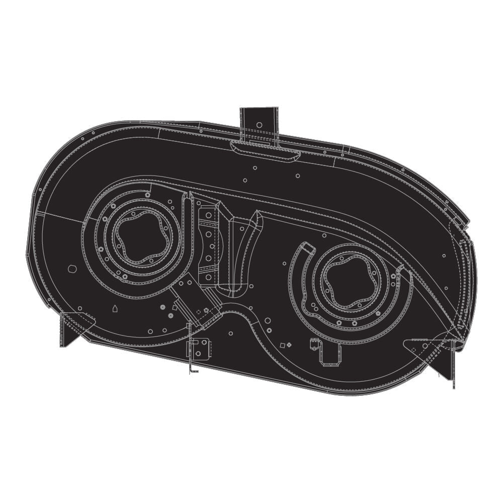 Cub Cadet® 42" Deck Shell (Powder Black) (983-04261-0637)