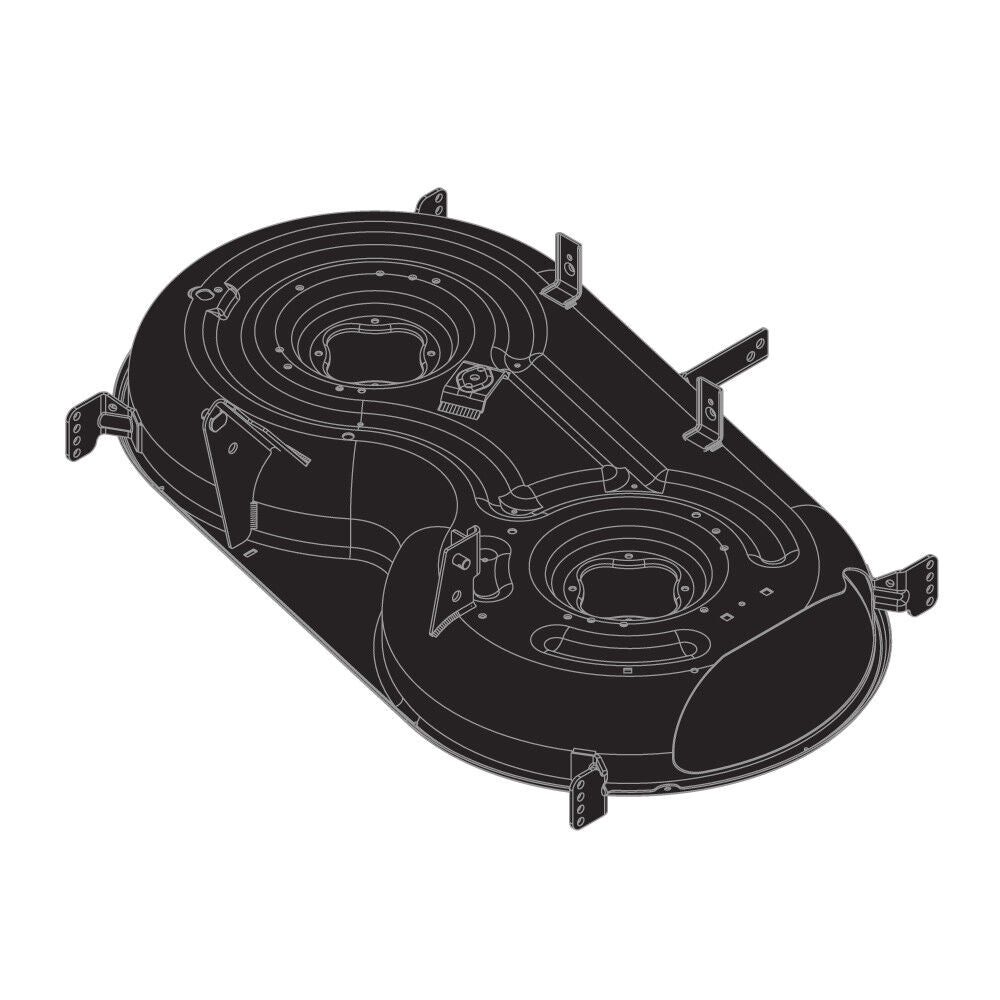 Cub Cadet® 42" Deck Shell (Powder Black) (983-05076A-0637)