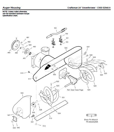 Murray® Craftsman® Auger Assembly RH (1738933AYP)