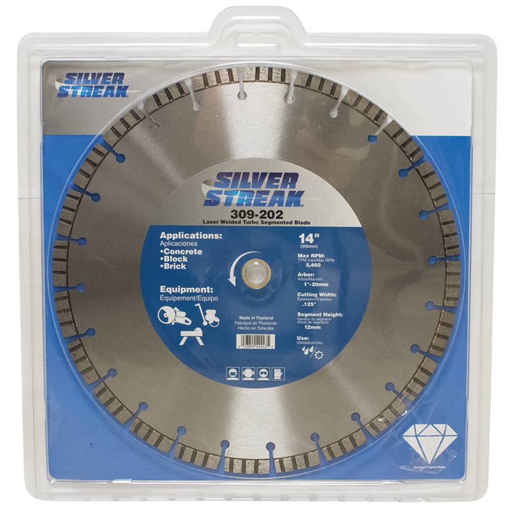 Stens® Silver Streak Turbo Segmented Blade (309-202)