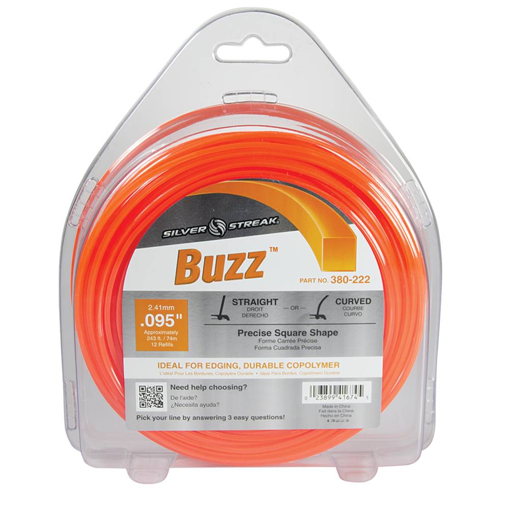 Stens® Silver Streak Buzz Trimmer Line (380-222)