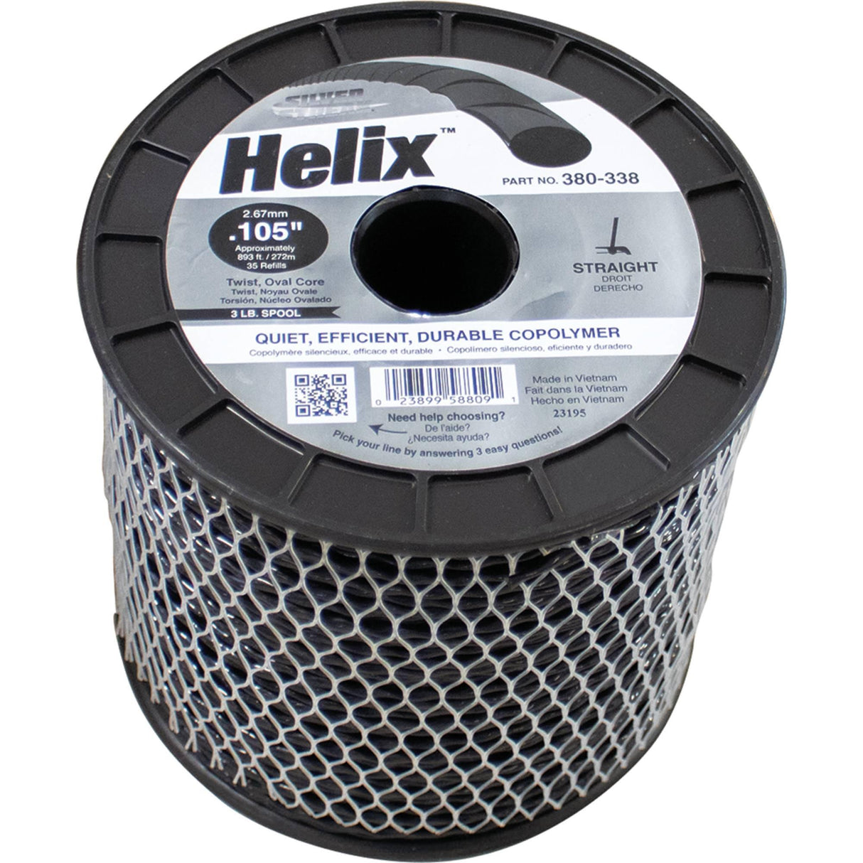 Stens® Silver Streak Helix Trimmer Line (380-338)