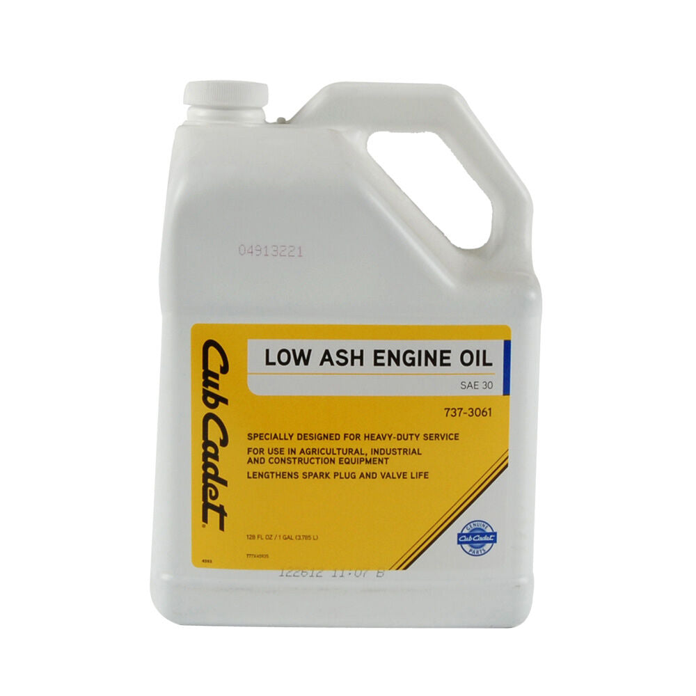 Cub Cadet® SAE 30 Low Ash Engine Oil (120 oz.) (737-3061)