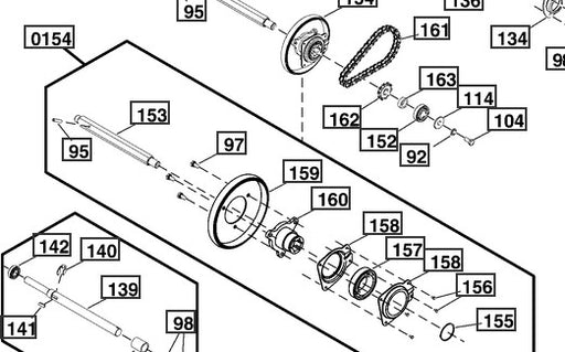 Murray® Snapper Snowblower Friction Wheel Kit 771708J (771708)