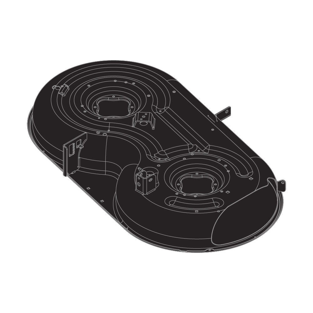 Cub Cadet® 42" Deck Shell (Powder Black) (983-04570A-0637)