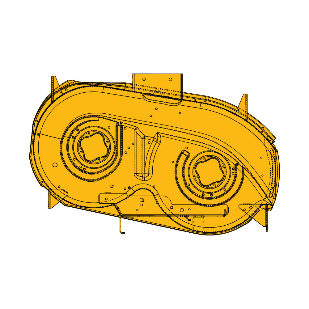 Cub Cadet® 42" Deck (Cub Cadet Yellow) (983-0607B-4021)