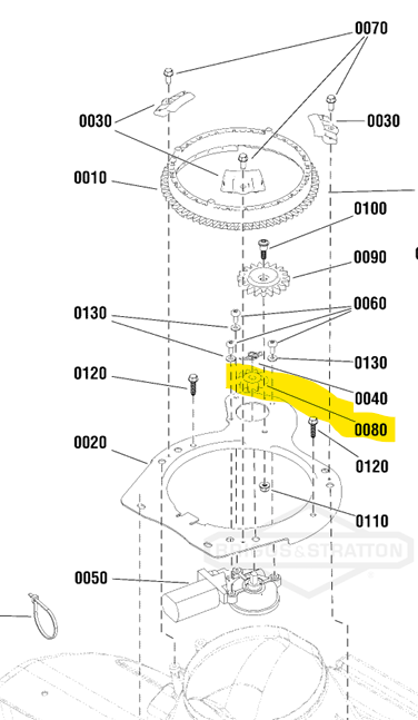 Briggs & Stratton® Murray® 10T Snowblower Gear (706512)