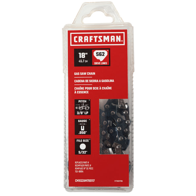 MTD® 18" Saw Chain S62 (CMXGZAM700117)
