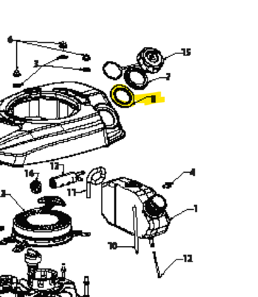 MTD® Craftsman® Fuel Tank Grommet (731-08133)