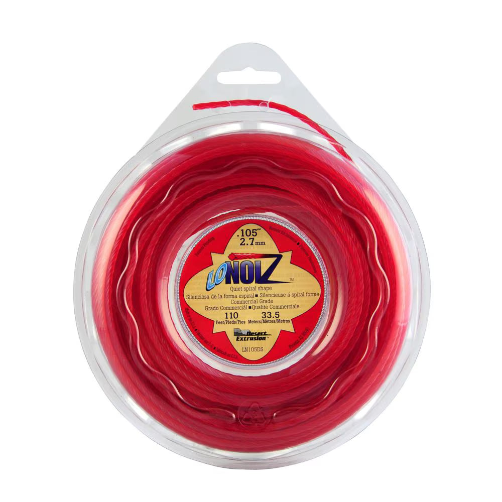 MTD® TRIMMER LINE .105 1LB LO NOIZ (LN105DLG)